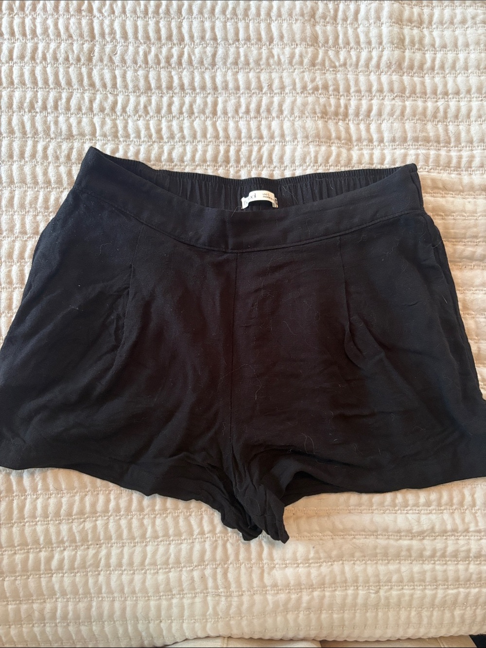 BE COOL Black High-Waist Pull-On Shorts
